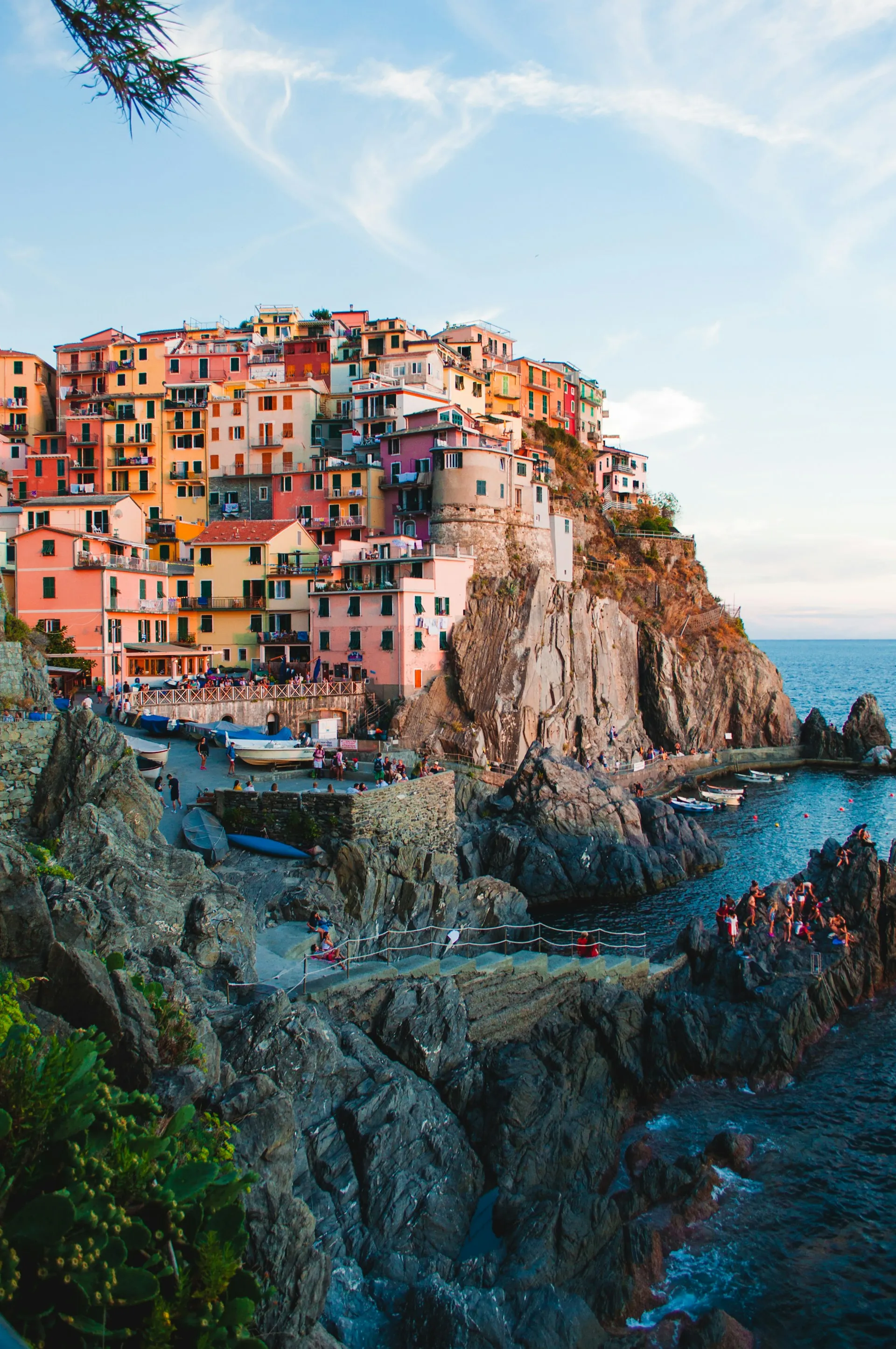 Colourful coastal village in Italy